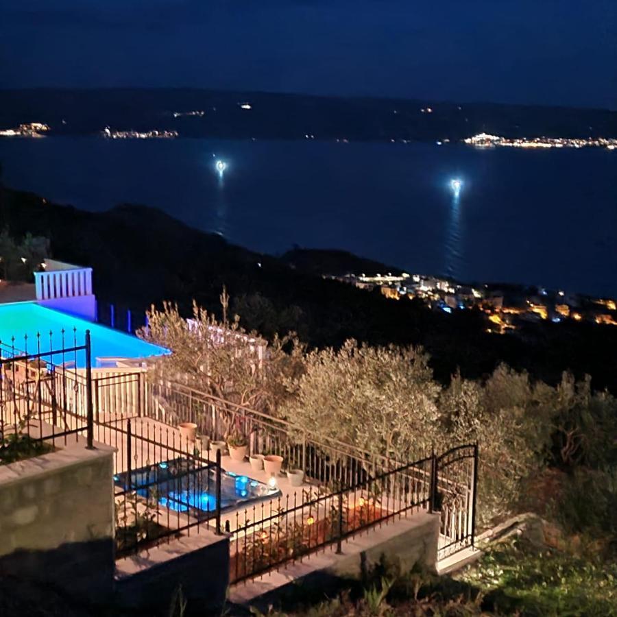 Sea View Luxury Apart Hotel Villa Conte With Swiming Pool And Romantic Spa Podstrana Exterior photo